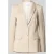 comma Slim fit blazer van viscosemix met klepzakken