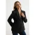 TRENDYOLMİLLA Dames Zwart Effen Lang, Getailleerd Blazers