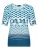 Goldner Shirt  blauw / wit