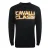 Cavalli Class Fire Logo Ontwerp Zwart Sweatshirt