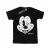 Disney Jongens Mickey Mouse Distressed Gezicht T-shirt (Zwart)