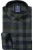 Redmond Casual Flanellen Overhemd groen, Ruit