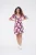 Geometrische jurk – Roze mix