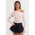 Slim Fit Asymmetrische Cut-Out Blouse
