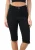 MYT Magic Shaping denim short met hoge taille voor dames, zwart