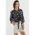 Geprinte Viscose Blouse met Strik