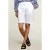 River Woods White Cotton Bermuda White