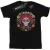 Disney Heren Coco geborduurd doodshoofd print T-shirt (Zwart)
