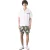 Pretty Green Heren Spike Island-shirt met korte mouwen (Wit)