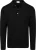 Profuomo Longsleeve Poloshirt Merinowol Zwart