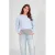 LOVE2WAIT viscose gebreide zwangerschapstrui – lichtblauw