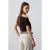 Off-Shoulder Mouwloze Crepe Blouse