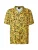 Lyle & Scott Overhemd ‘Wild Garden’  donkerbruin / geel / donkergroen / oranje