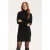 Smashed Lemon 24629 gebreid jurk met vlechtstructuur |