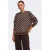 ONLY sweater met stippen – bruin/lichtroze
