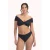 Cyell Design voorgevormde bandeau bikinitop Femme Noir zwart