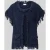 milano italy Regular fit mouwloos vest van wolmix met franjes