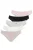 LASCANA Slip  grijs gemêleerd / rood / zwart / wit