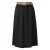 Vrouwelijke midi jurk in zachte linnenmix met elastische taille en ceintuur s.Oliver