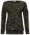 heine Trui  olijfgroen / zwart