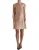 Metaalachtige Mini Shift Dress A-lijn