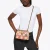 Kurt Geiger leren crossbody tas Shoreditch Small met sierstenen goudkleurig