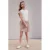 Like Flo gestreepte zomerjurk ecru