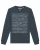 Watapparel Sweatshirt ‘ Doodle Dogs ‘  antraciet / wit gemêleerd