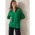 Cecil Dames Mousseline blouse in Groen