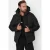 TRENDYOL MAN Heren Zwart Effen Lang Oversized Winter Jassen