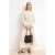 Trendyol Modest Dames Beige Effen Maxi Lang Casual Skater Modest Jurken