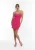 faina mini-jurk met parelketting details