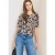 Cecil Dames Breakaway shirt met print in Bruin
