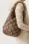 Taupe schoudertas