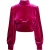 Faina Stretch fluwelen blouse Dames roze