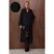 TRENDYOLMİLLA Dames Zwart Gestreept Lang Oversized Jassen