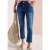 Cecil Dames 3/4 Slim Leg jeans in Slim Fit in Blauw