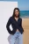 TRENDYOLMİLLA Dames Donkerblauw Effen Lang Regular fit Vesten