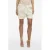 VILA regular high waist casual short met linnen ecru