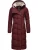 Ragwear Wintermantel ‘Pavla’  wijnrood / wit