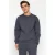 TRENDYOL MAN Heren Grijs Slogan Lang Oversized Sweatshirts