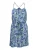 ONLY Jurk ‘ALMA’  blauw / lichtgroen / wit