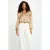 Morgan top met paisley print geel
