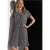 Gedessineerde jersey jurk