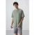 Heren Oversized Crew Neck T-Shirt Met Patch