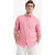 McGregor Cotton Linen Shirt Coral Red