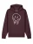 Watapparel Sweatshirt ‘Smiley’  donkerrood / wit