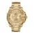 Diesel Mega Chief – heren horloge – goudkleurig met  band