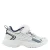 Vty imitatieleren sneakers – wit/donkerblauw