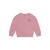 Daily7 rechtvallende sweater met backprint – oudroze